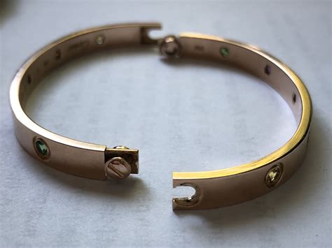 how to unscrew cartier love bracelet